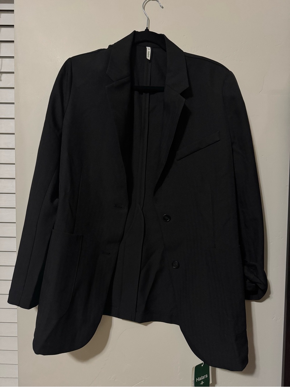 HALARA Black Women's Relaxed Blazer Jacket